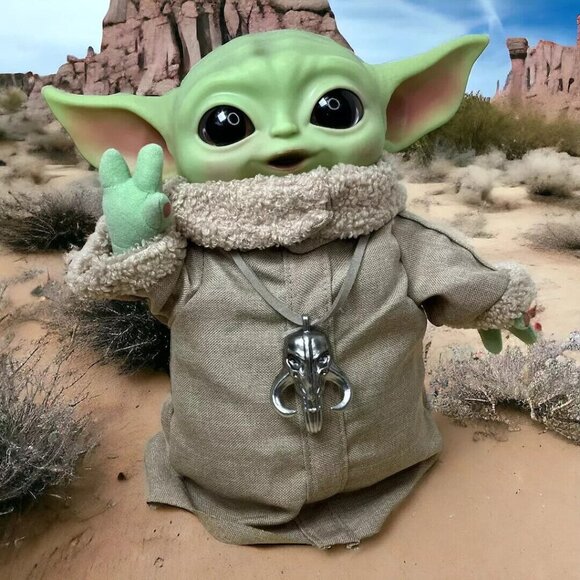 Mattel Other - Star Wars The Mandalorian Child Baby Din Grogu 12" Mattel Lucasfilm Plush